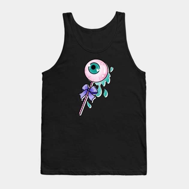 Creepy cute eye candy Tank Top by Tex doodles 